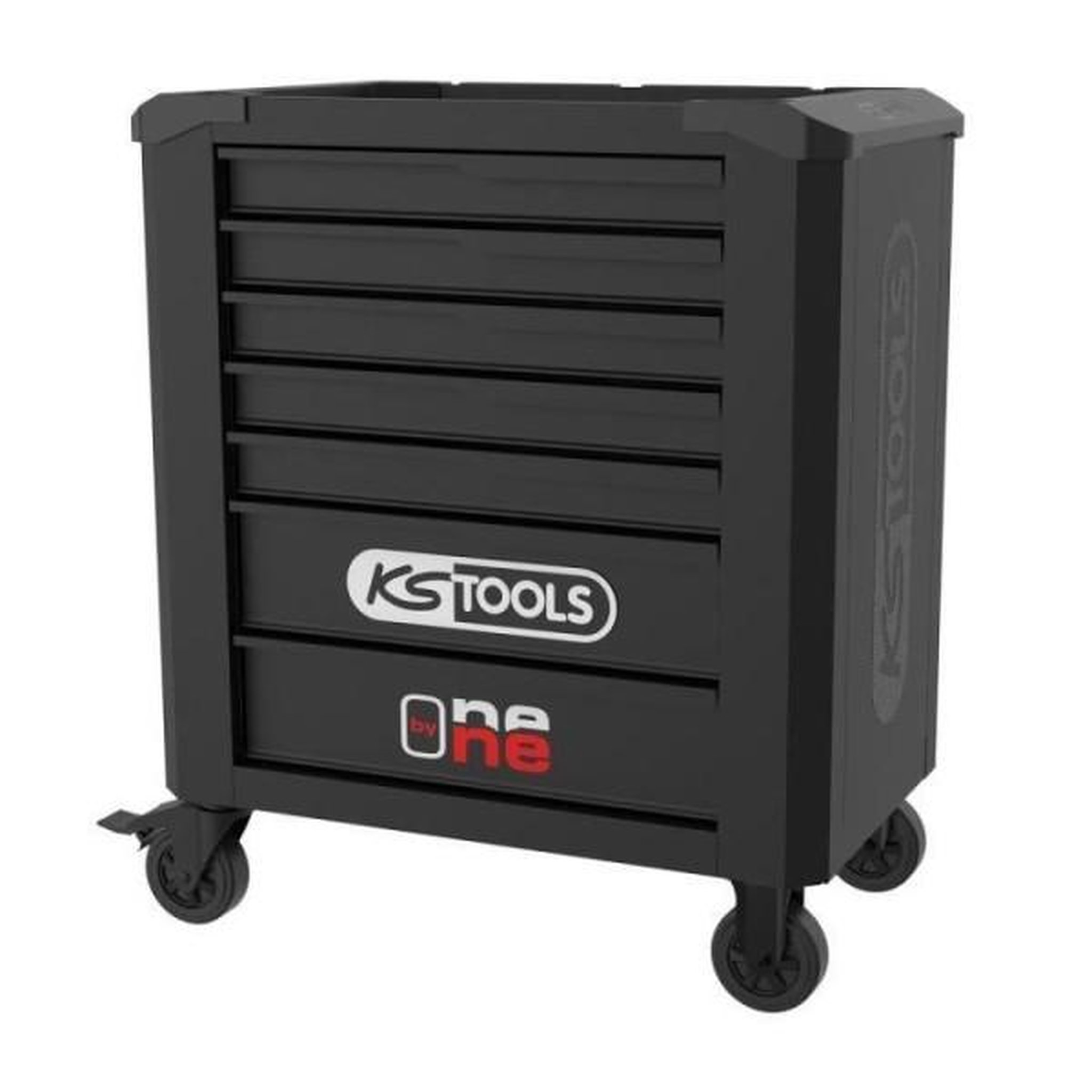 KS TOOLS Servante d'atelier - equipée - 7 tiroirs - ks tools - 823.7337f - noir - equipée de 337 outils - servante one by one