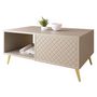Voir la diapositive 2 : BEST MOBILIER Sorolla - table basse - 100 cm