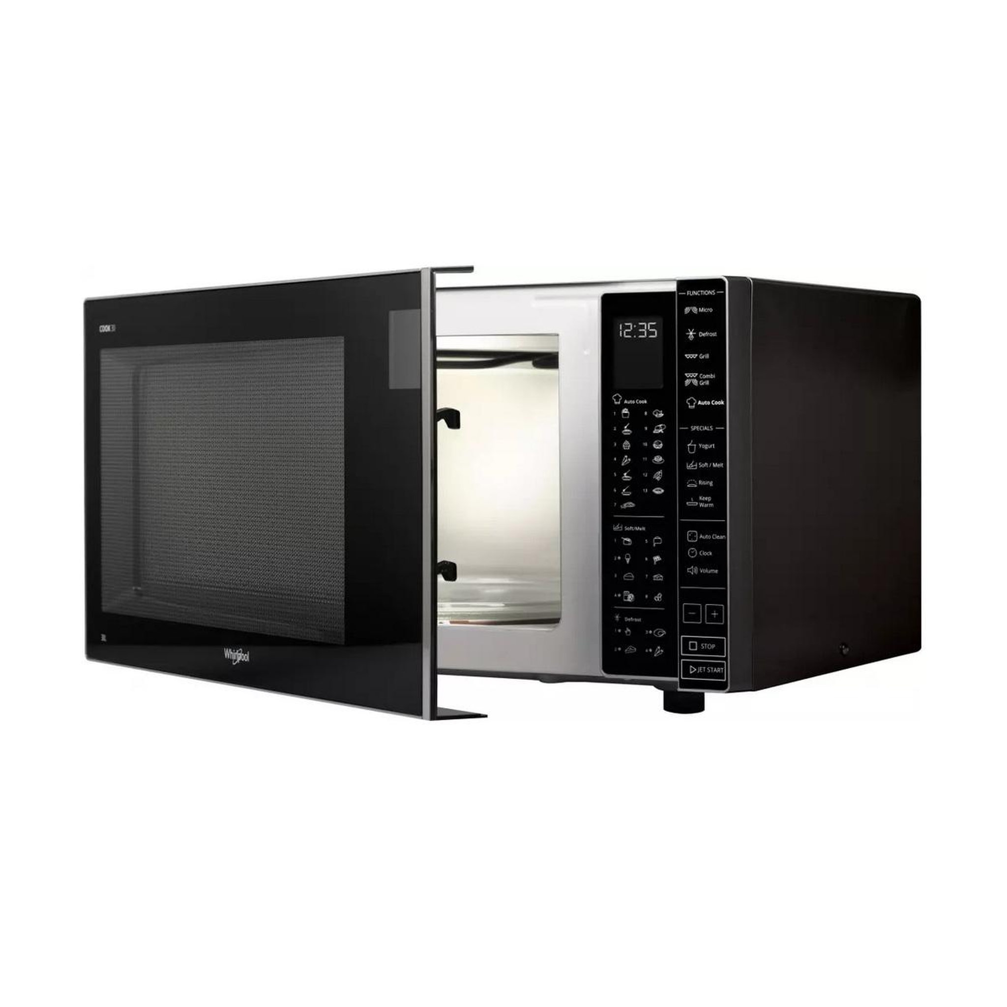 Voir la diapositive 3 : Whirlpool Micro-ondes grill 30l 900w - mwp303b