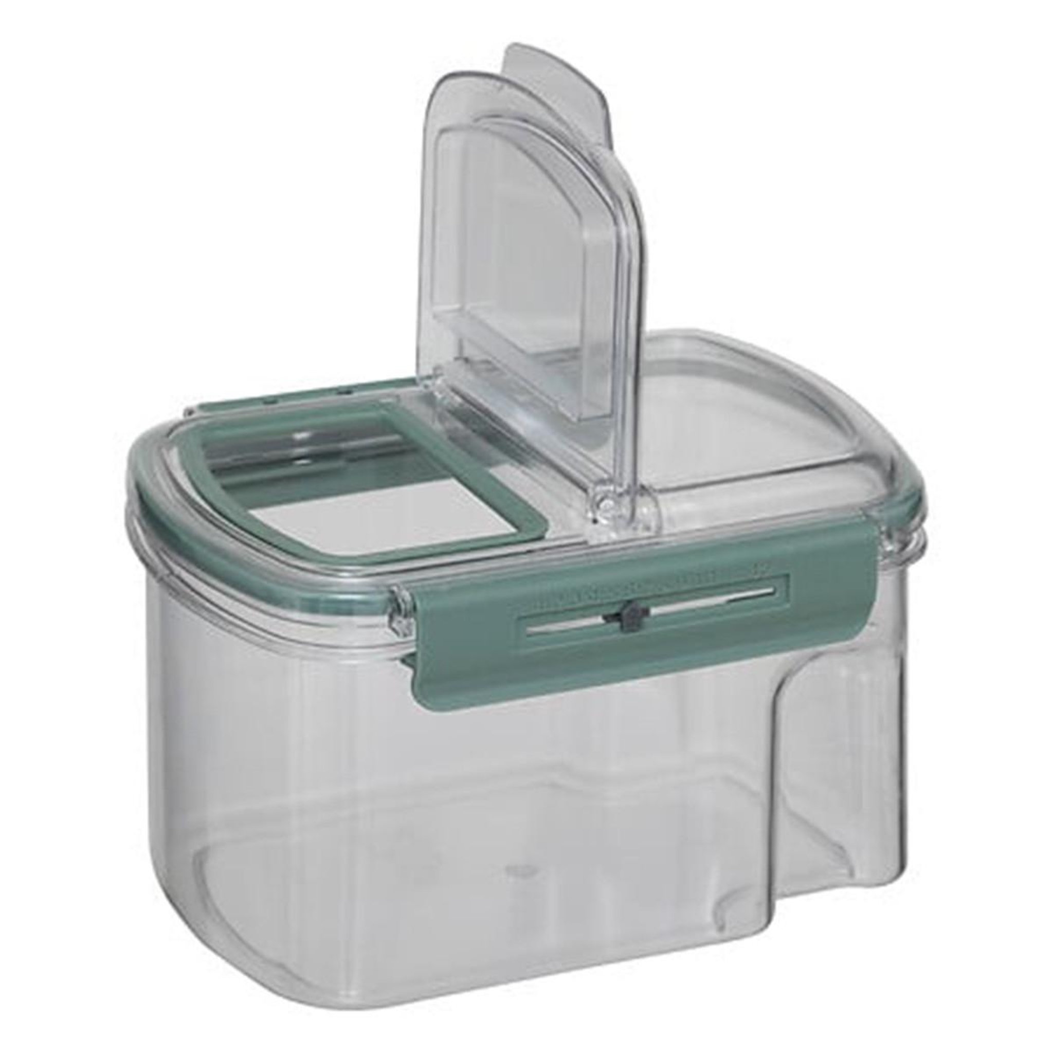 Voir la diapositive 2 : FIVE Boîte de conservation double verseur  neo  1,5l transparent