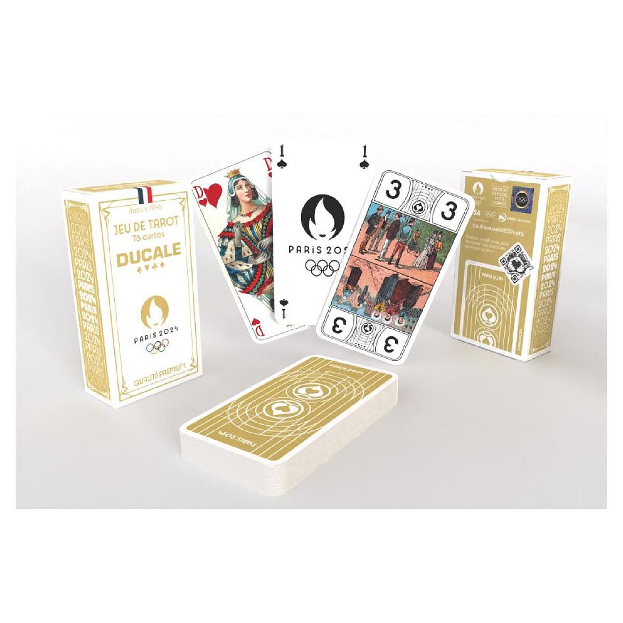 Voir la diapositive 4 : Cartamundi Jeu de Tarot jo paris 2024