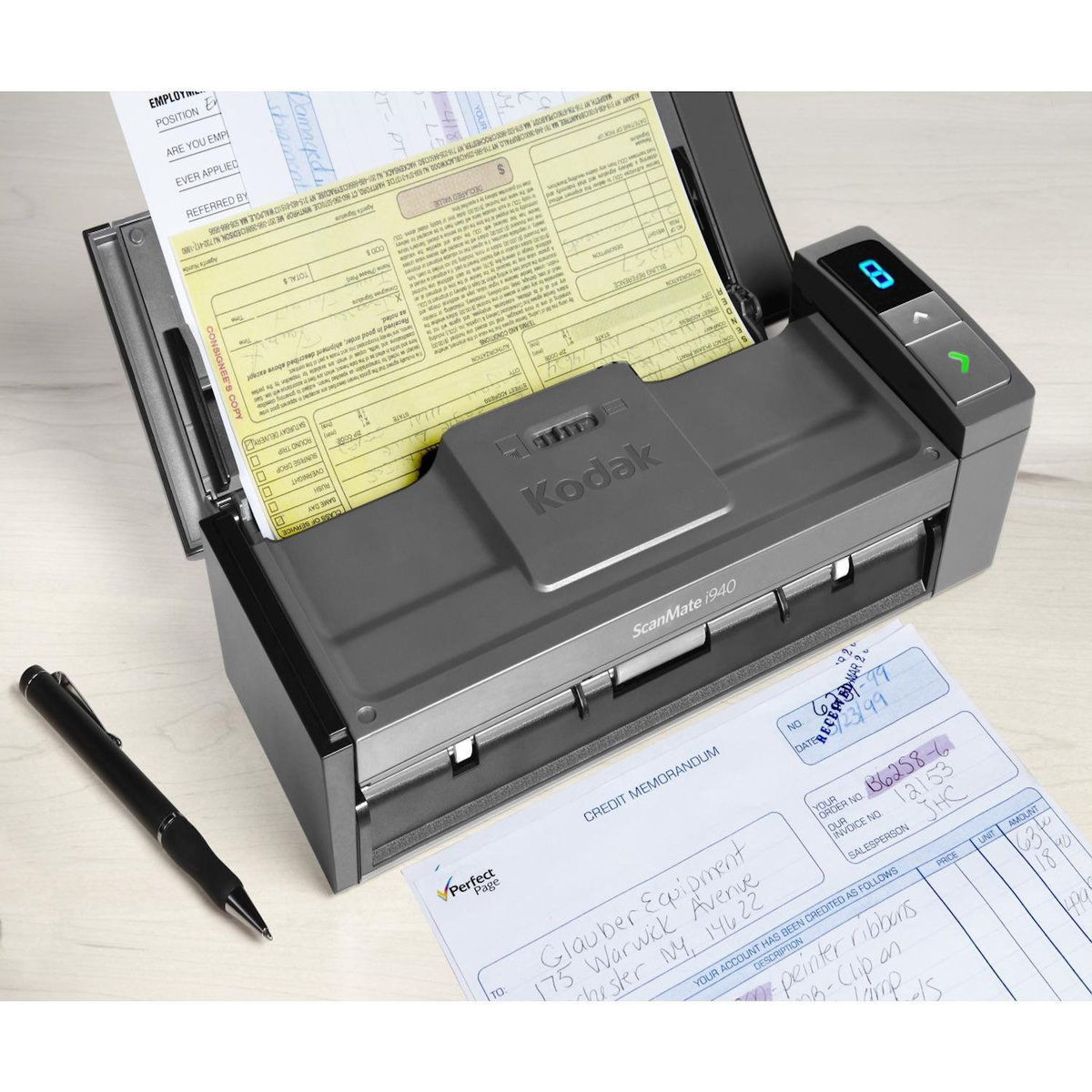 Kodak Kodak ScanMate i940 Scanner ADF 600 x 600 DPI A4 Noir, Gris