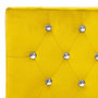 Voir la diapositive 5 : VIDAXL Banc 110 cm Jaune moutarde Velours