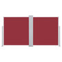 Voir la diapositive 2 : VIDAXL Auvent lateral retractable Rouge 160 x 600 cm