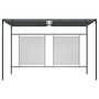 Voir la diapositive 2 : VIDAXL Belvedere avec auvent retractable 4x3x2,3 m Anthracite 180 g/m^2