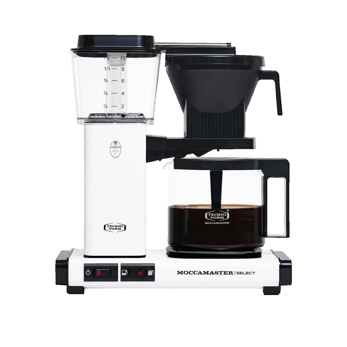 ASTER Cafetière Aster KBG 741 Select blanc mat