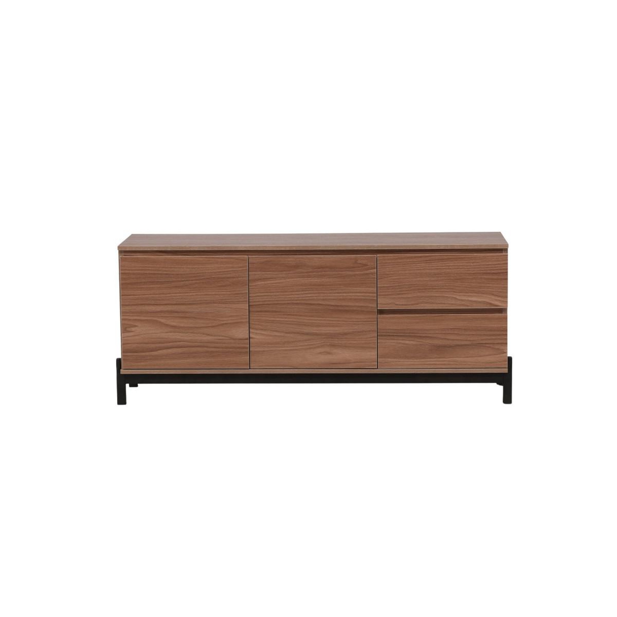 Voir la diapositive 5 : Paris Prix Meuble tv 2 portes & 2 tiroirs  corpus  138cm marron
