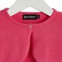 Voir la diapositive 2 : INEXTENSO Gilet boléro rose en coton bébé fille