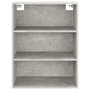 Voir la diapositive 5 : VIDAXL Armoire murale suspendue Gris beton 69,5x32,5x90 cm