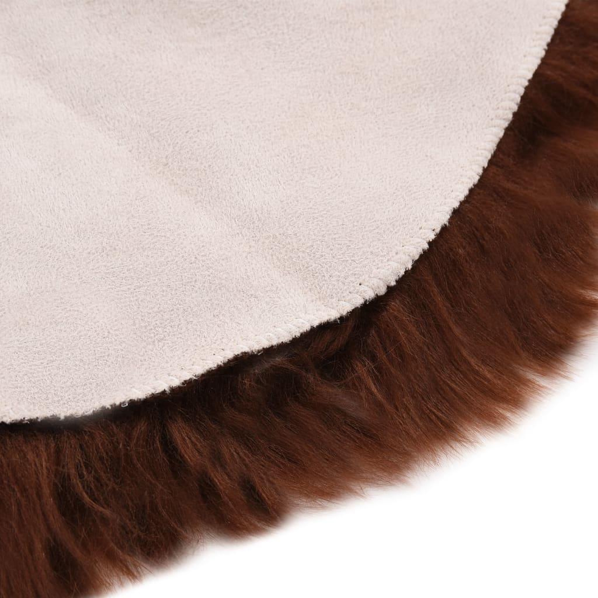 Voir la diapositive 3 : VIDAXL Tapis 60 x 90 cm Peau de mouton synthetique Marron