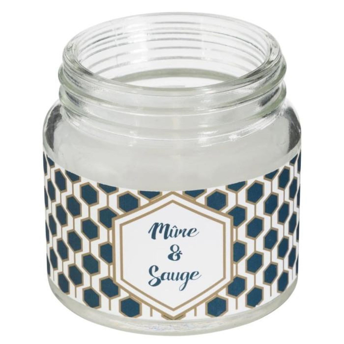 COMPTOIR DE LA BOUGIE Bougie Parfumée en Verre  Bocal  65g Mûre & Sauge