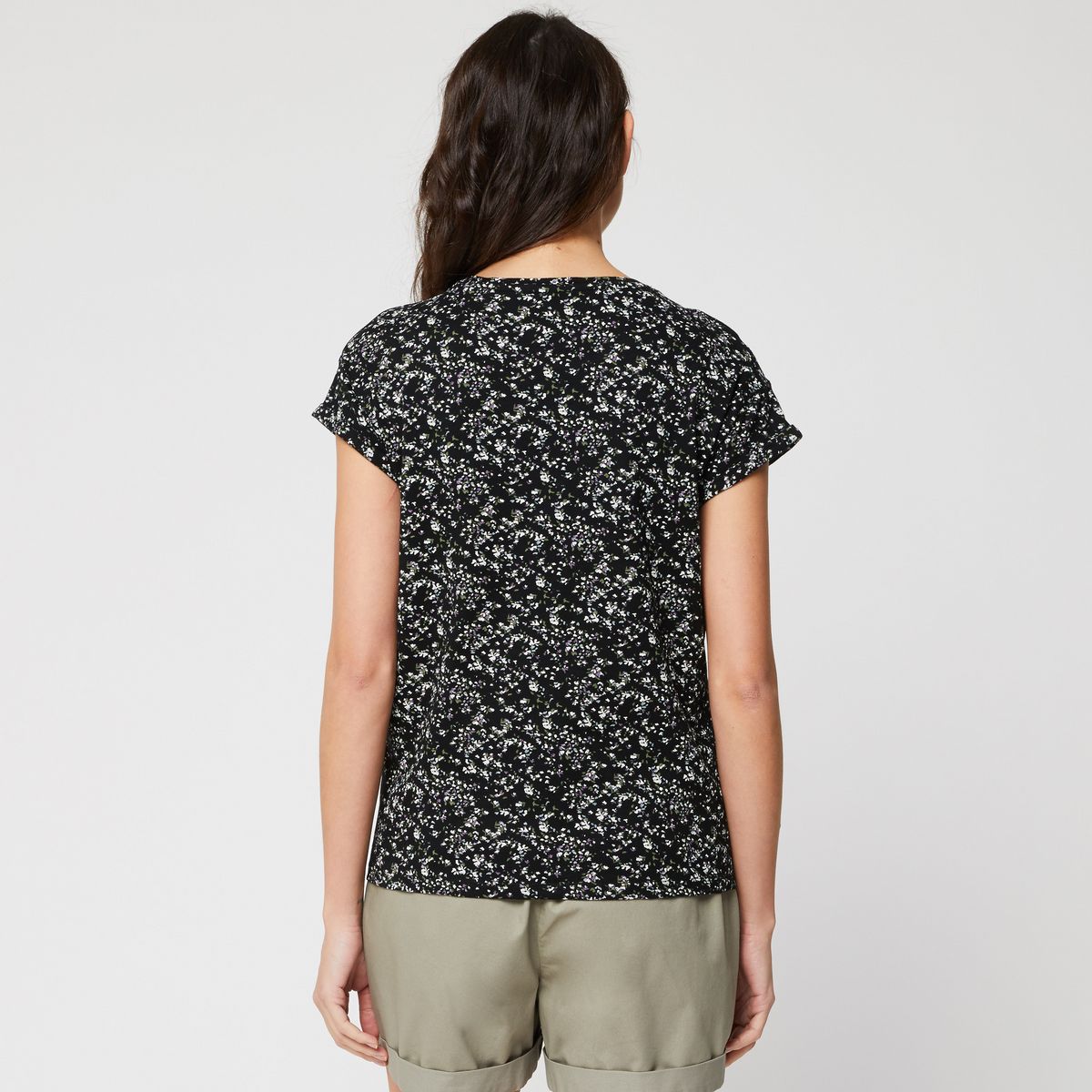 INEXTENSO T-shirt noir femme