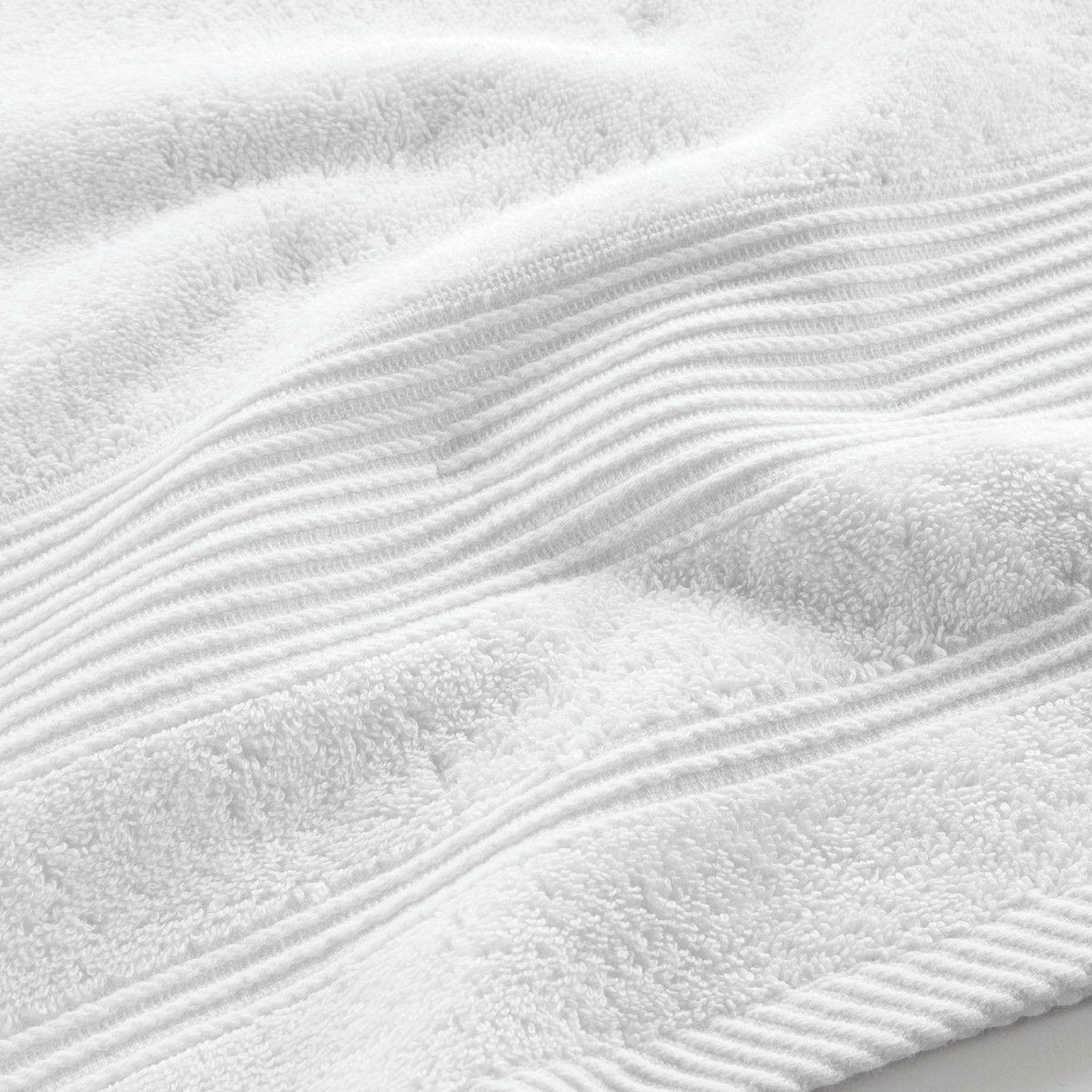 Voir la diapositive 4 : Douceur d'Intérieur Drap de bain  tendresse  90x150cm blanc
