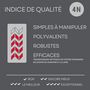 Voir la diapositive 3 : NIROSTA Ensemble de 6 Couteaux de cuisine cranté Nirosta Black Edition