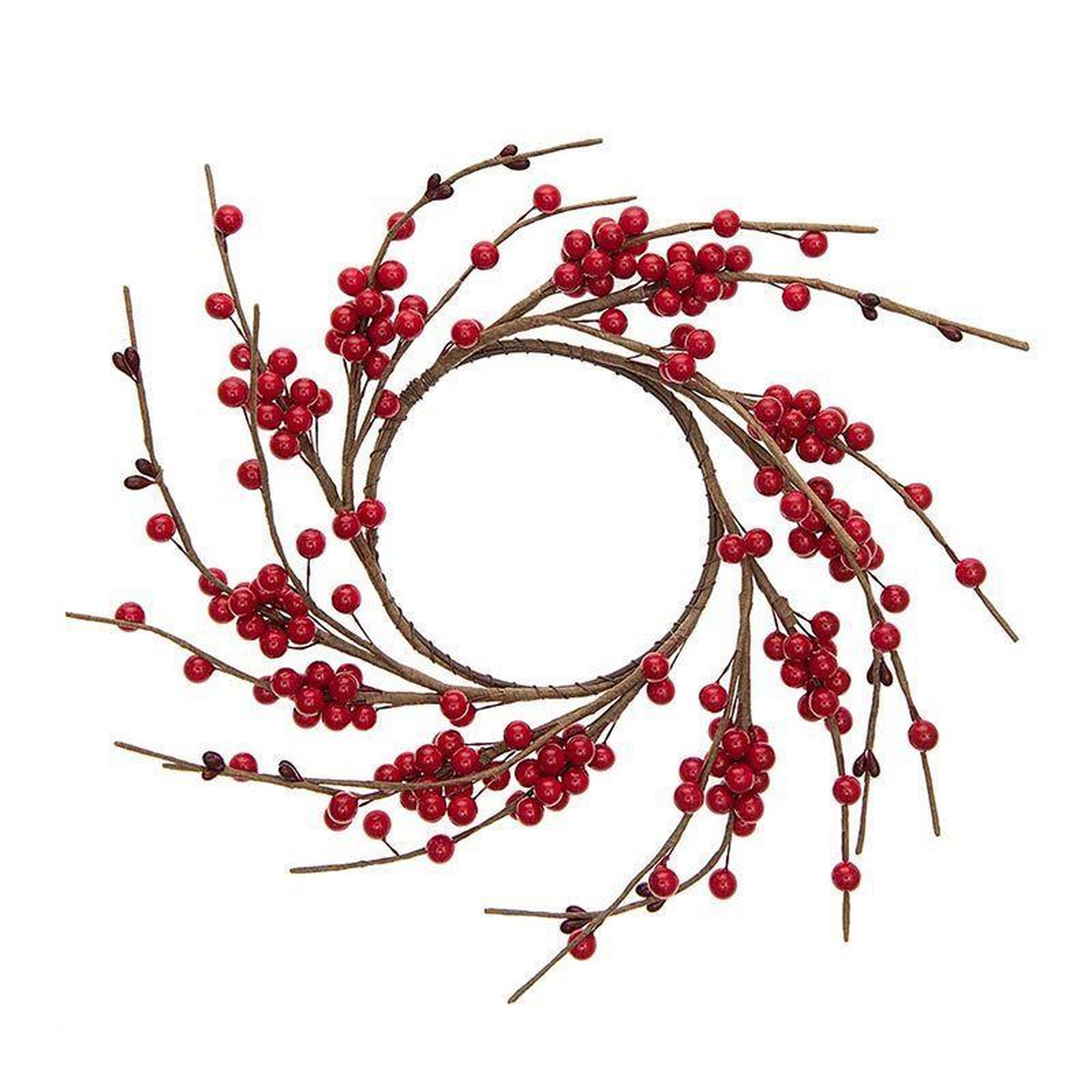 RICO DESIGN Couronne de baies rouges Ø 12 cm