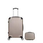WAVE PARIS WAVE PARIS - Lot de 2 - Valise weekend et vanity TAGE. Coloris disponibles : Marron, Gris, Noir, Bleu