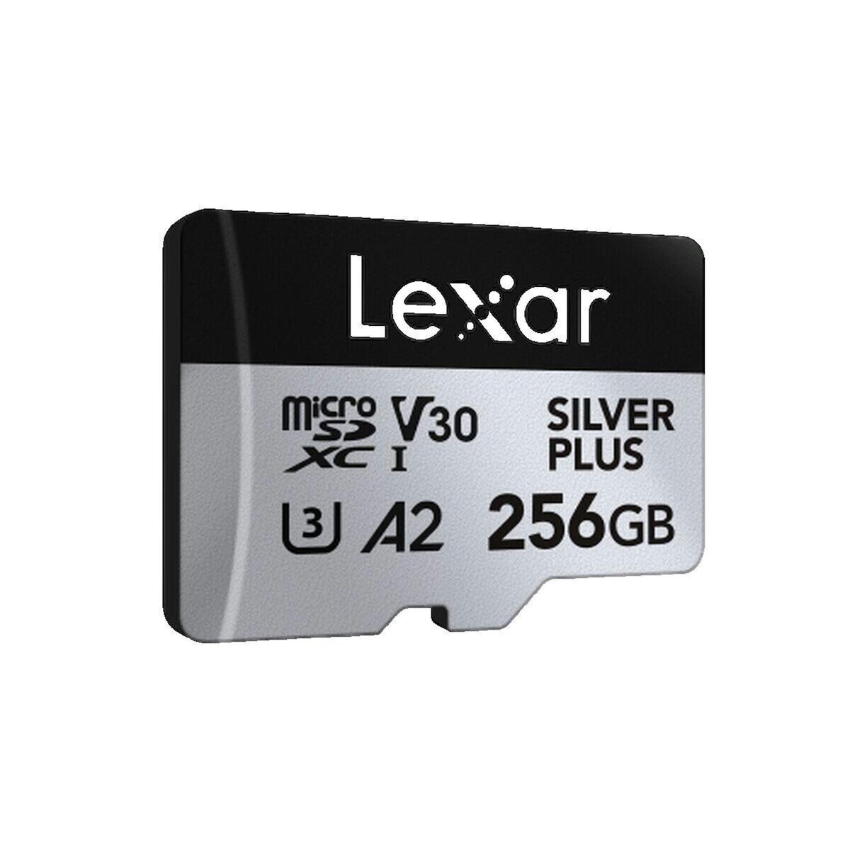 Lexar Carte MicroSDXC Lexar 256 Go Professional SILVER Plus UHS-I A2 V30 U3 4K