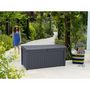 Voir la diapositive 4 : Keter Keter Coffre de rangement de jardin Borneo 416 L