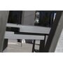 Table de jardin extensible 180/240x100cm aluminium effet pierre MYOSOTIS