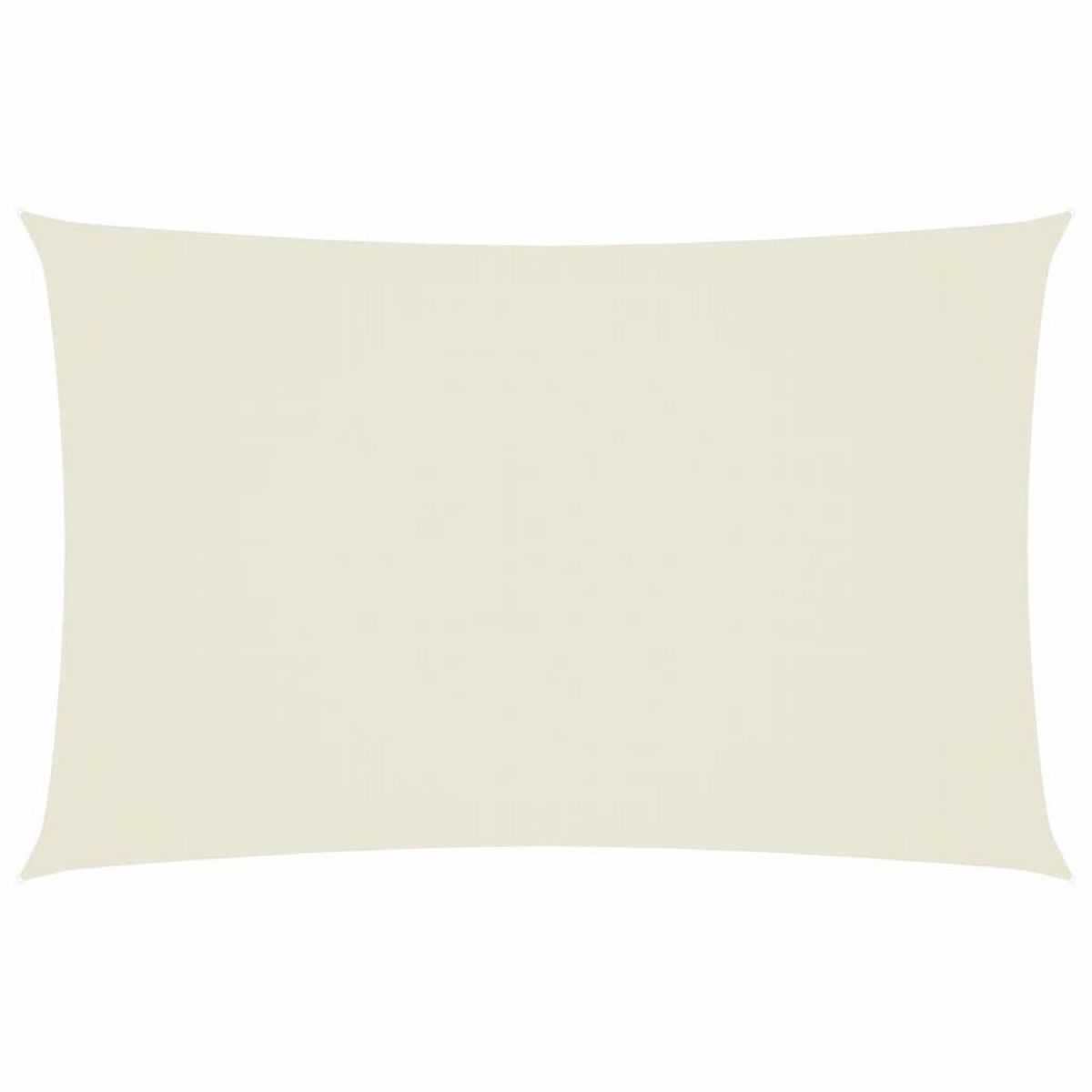 VIDAXL Voile de parasol tissu oxford rectangulaire 2x4,5 m creme