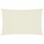 Voir la diapositive 2 : VIDAXL Voile de parasol tissu oxford rectangulaire 2x4,5 m creme