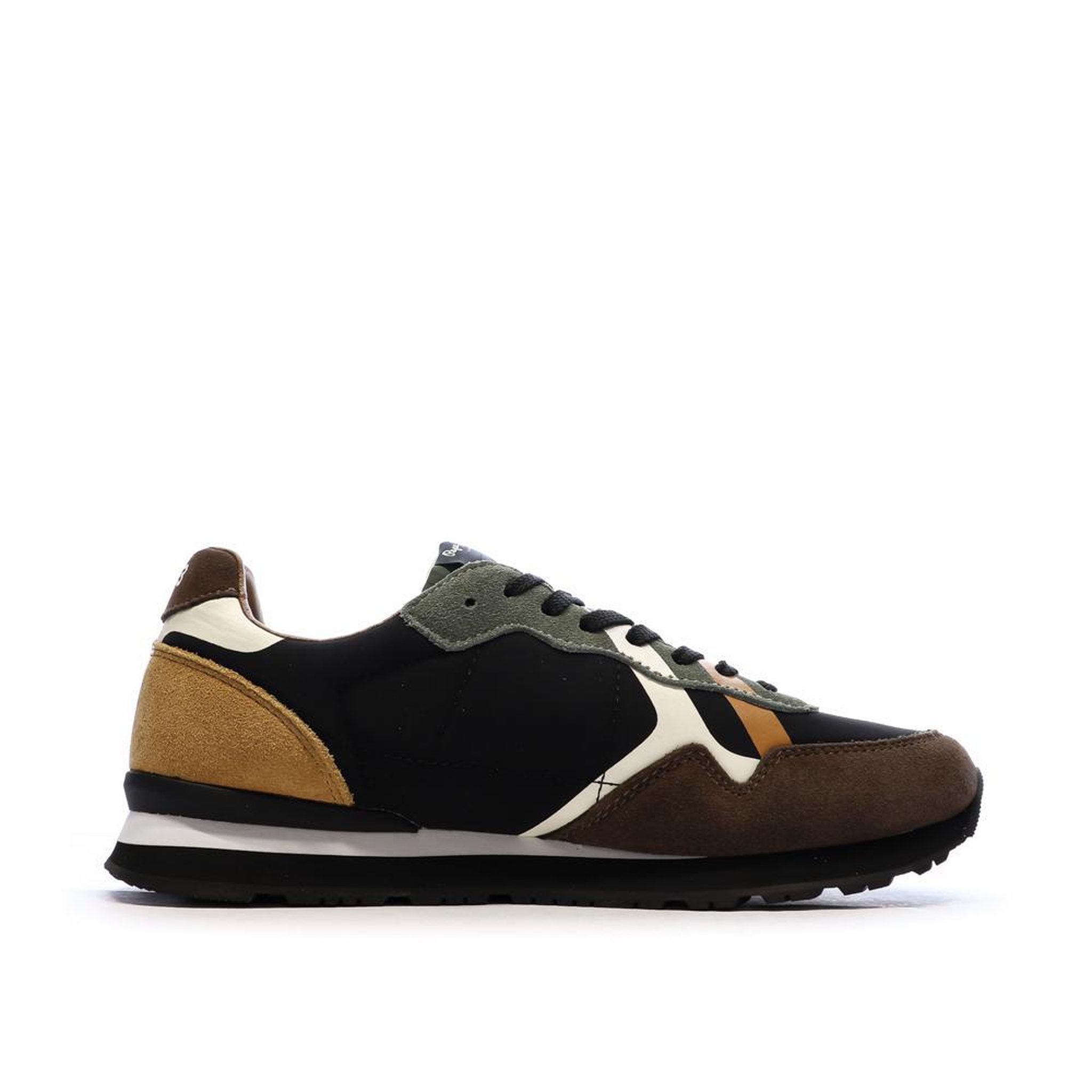 Voir la diapositive 2 : Pepe Jeans Baskets Marrons Homme Pepe jeans Brit Prints