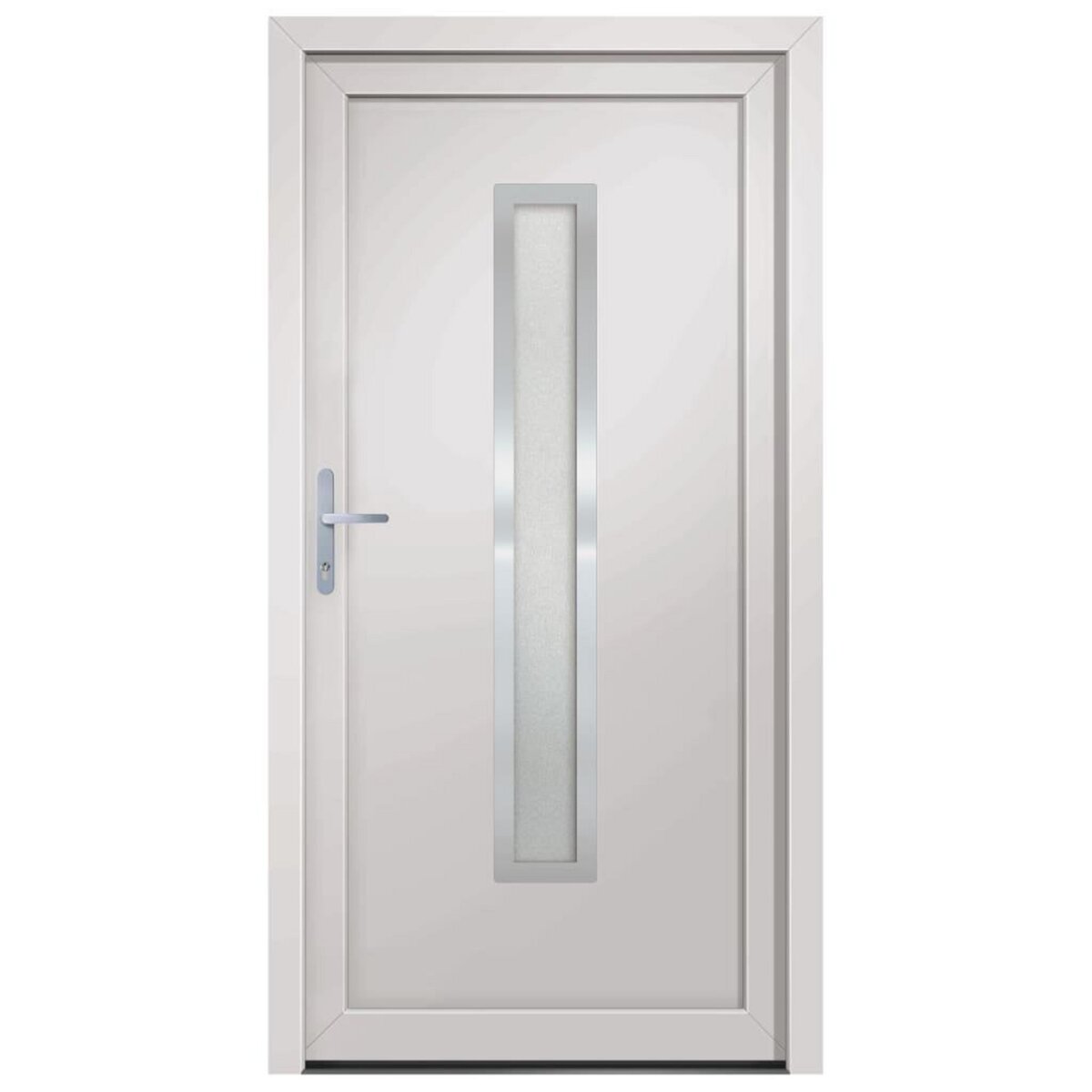 VIDAXL Porte d'entree Blanc 88x200 cm PVC