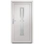 Voir la diapositive 3 : VIDAXL Porte d'entree Blanc 88x200 cm PVC
