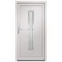 Voir la diapositive 3 : VIDAXL Porte d'entree Blanc 88x200 cm PVC