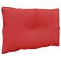 Voir la diapositive 4 : VIDAXL Coussins de palette lot de 2 rouge tissu