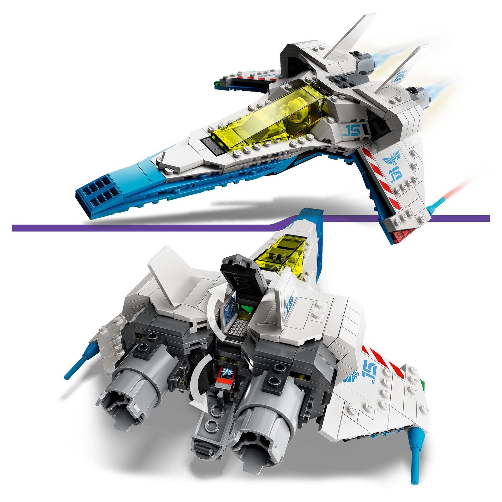 Voir la diapositive 5 : LEGO Disney 76832 Le Vaisseau Spatial XL-15 Buzz l'Éclair