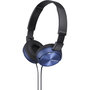 Voir la diapositive 1 : SONY Casque MDR-ZX310 Bleu