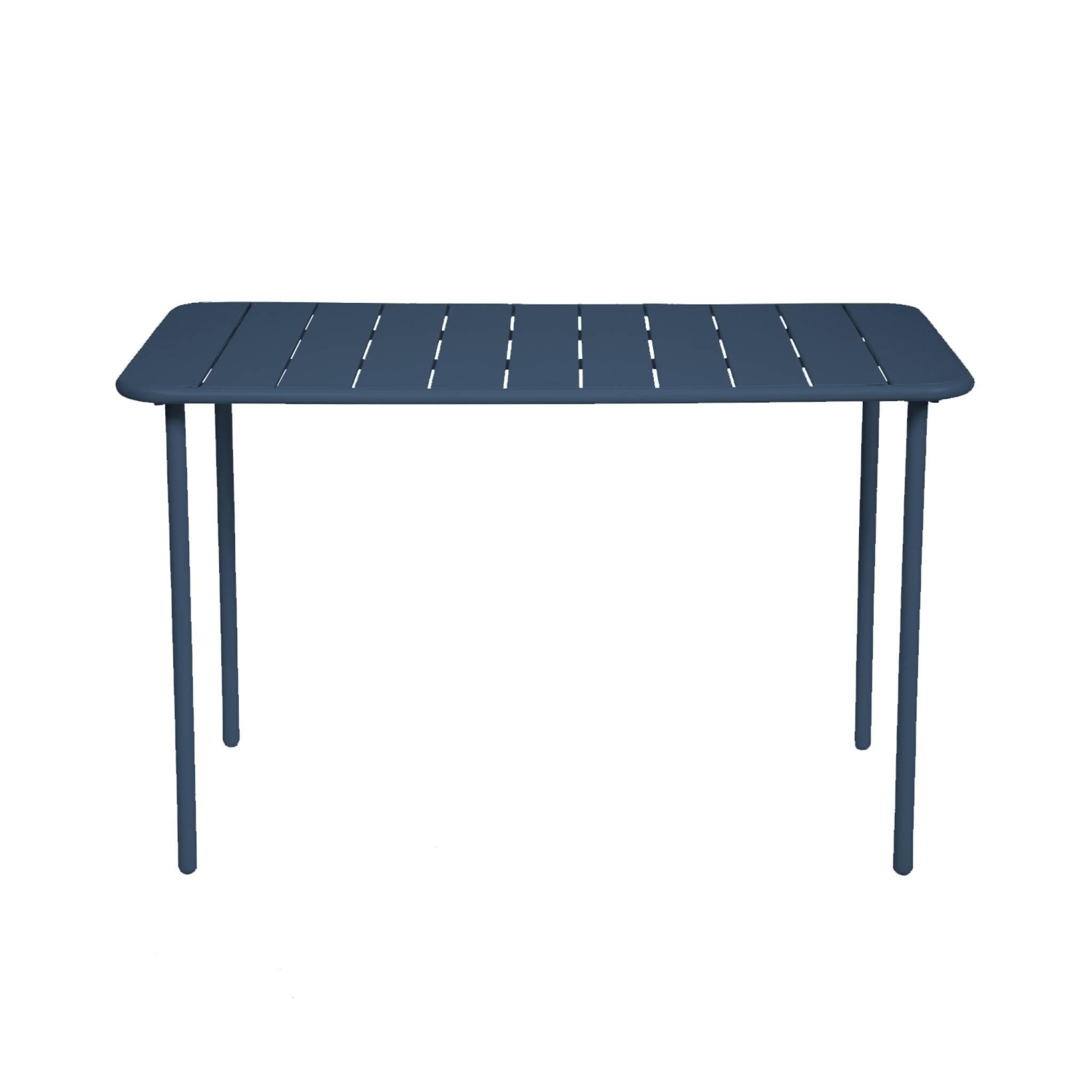 Voir la diapositive 5 : SWEEEK Table de jardin métal 4 places, Amelia L 120 x 70 x 72,5cm