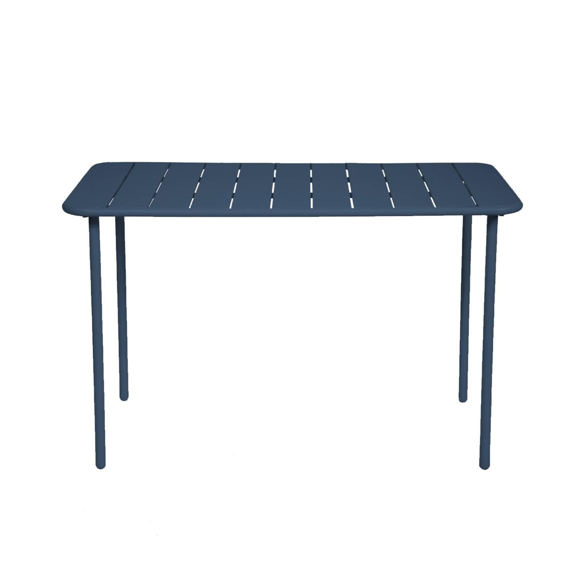 SWEEEK Table de jardin métal 4 places, Amelia L 120 x 70 x 72,5cm