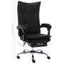 Voir la diapositive 6 : VIDAXL Chaise de bureau Noir Similicuir