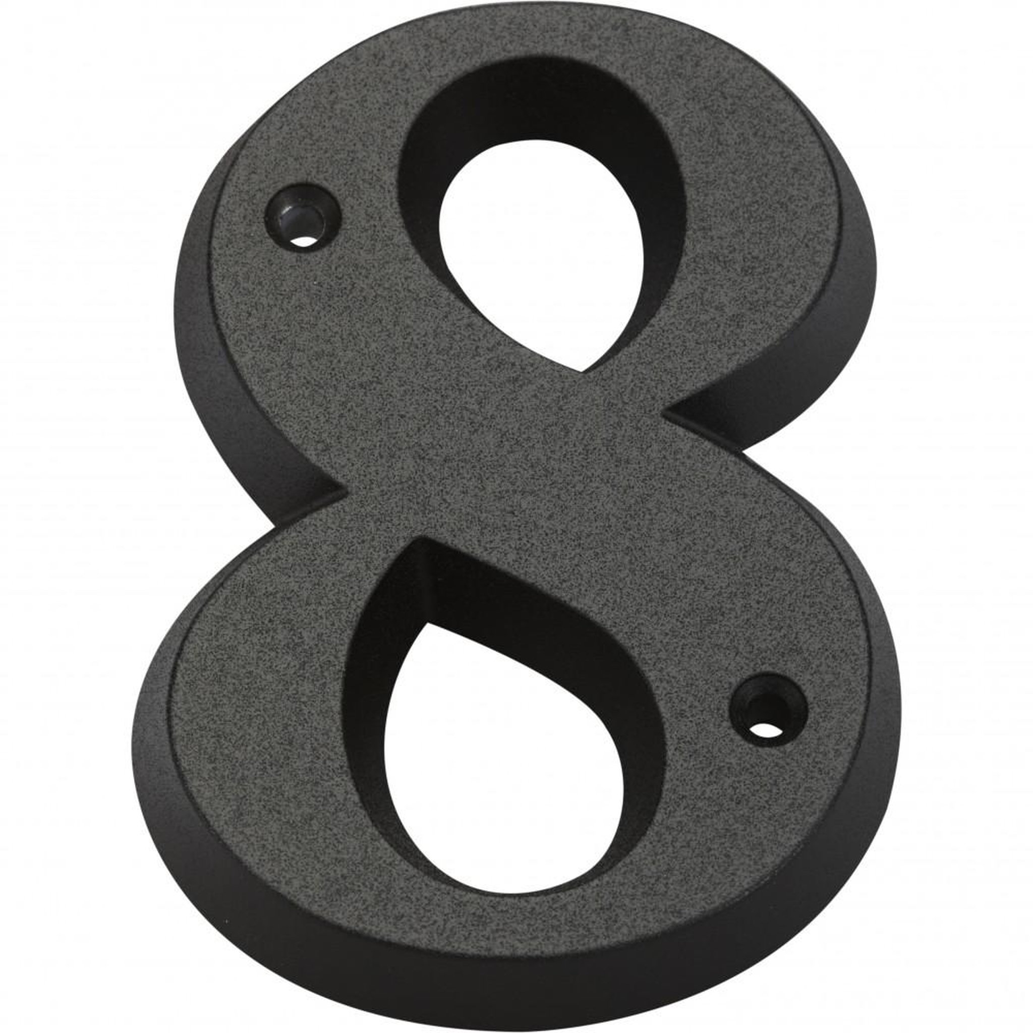 CENTRALE BRICO Chiffre 8 en zamak mat H.8 x l.4.5 cm