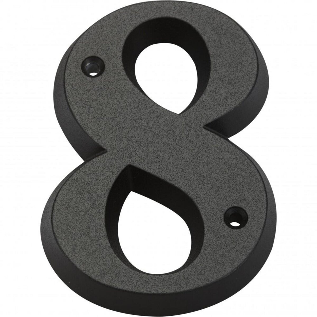 CENTRALE BRICO Chiffre 8 en zamak mat H.8 x l.4.5 cm