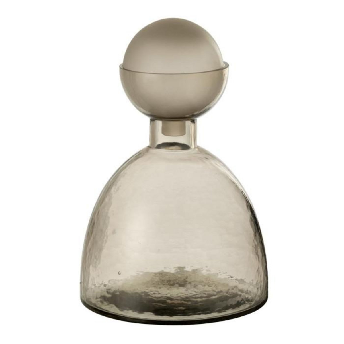 Paris Prix Vase Bouteille Bouchon en Verre  Yoko  29cm Grège