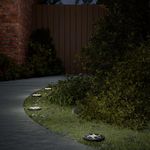 VIDAXL Lampes solaires de sol et piquets de sol exterieur 4 pcs