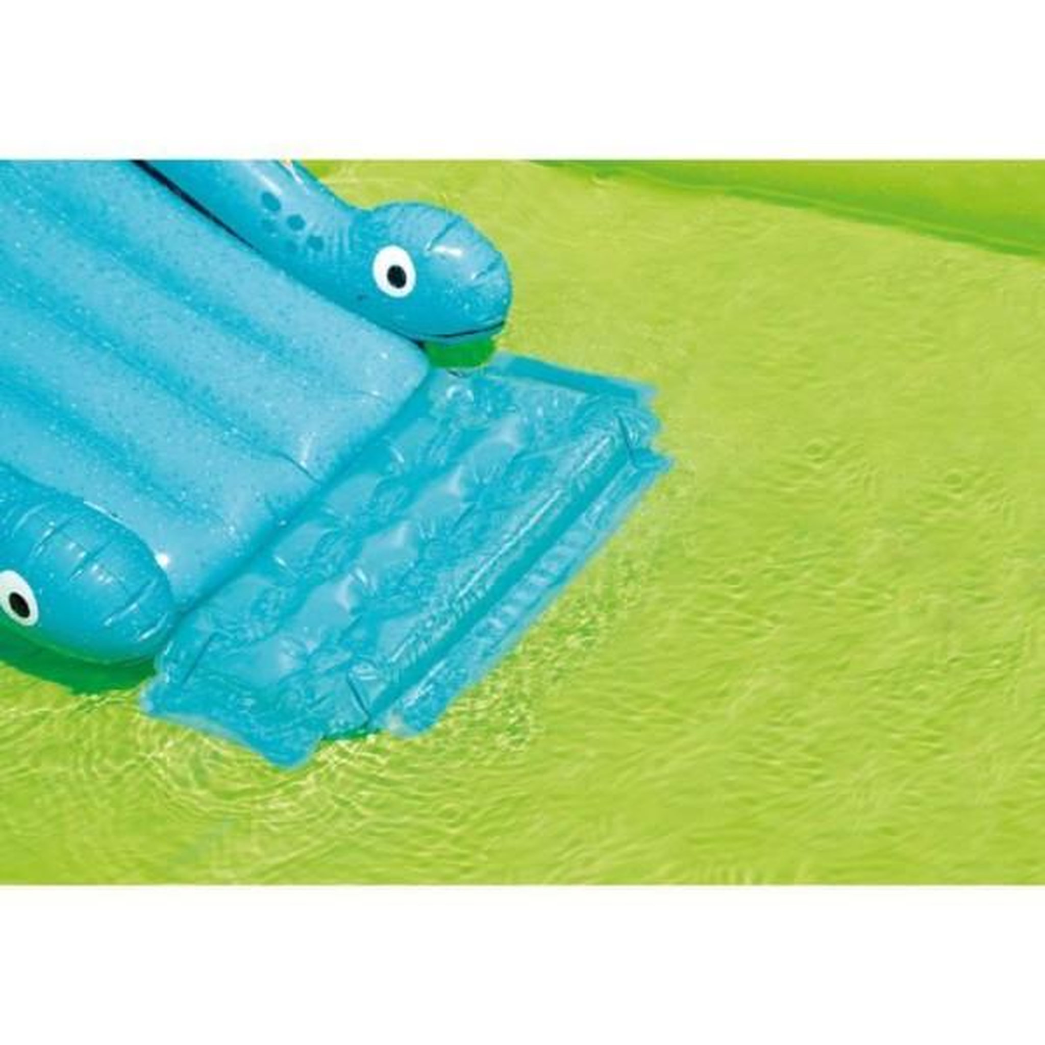 Voir la diapositive 4 : INTEX Aire de jeux gonflable - intex - petit dino - 143 litres - 2 ans+ - 191 x 152 x 58 cm - inclus : toboggan, fontaine, dino gonfla