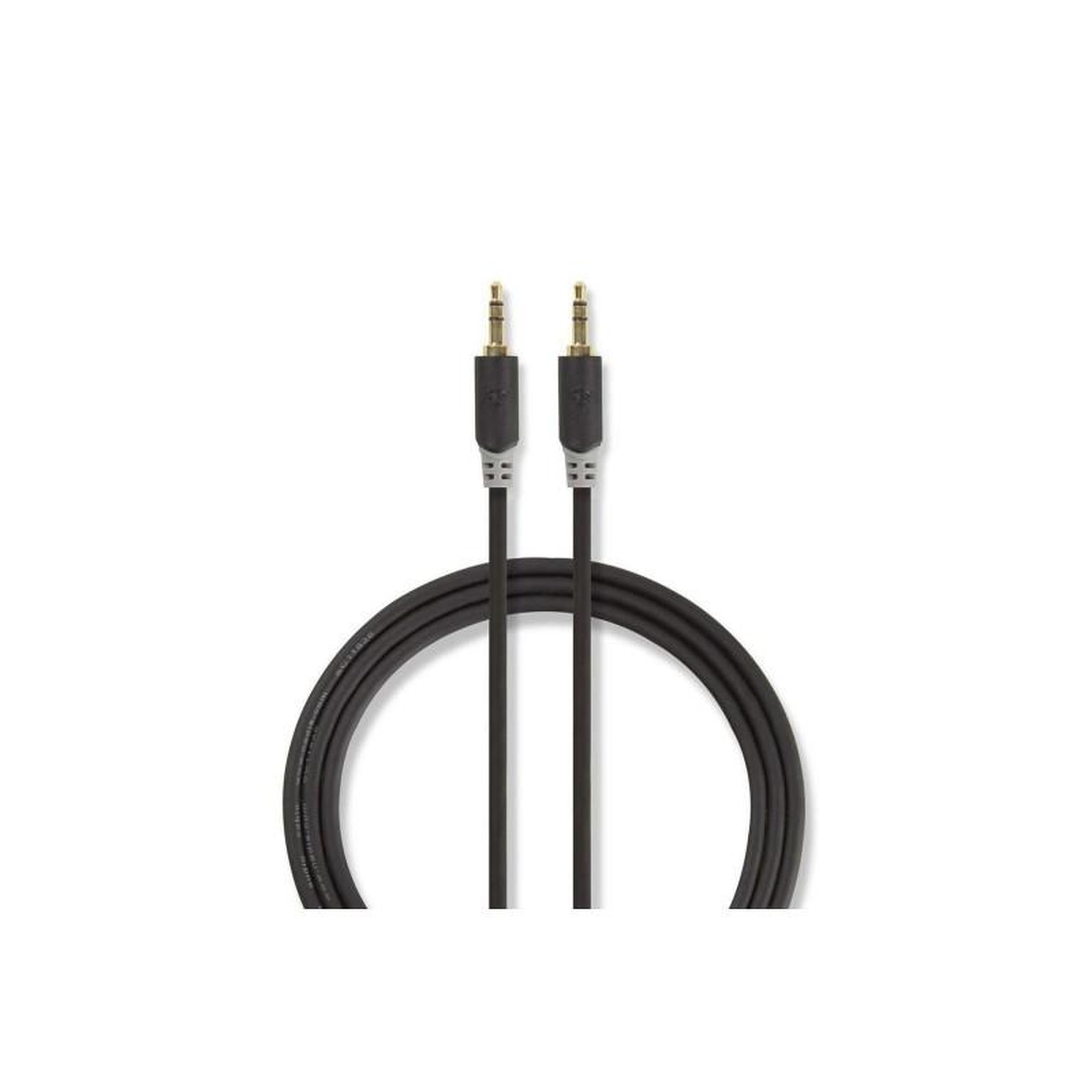 NEDIS Câble audio stéréo | 3.5 mm Mâle | 3.5 mm Mâle | Plaqué or | 5.00 m NEDIS - CABW22000AT50