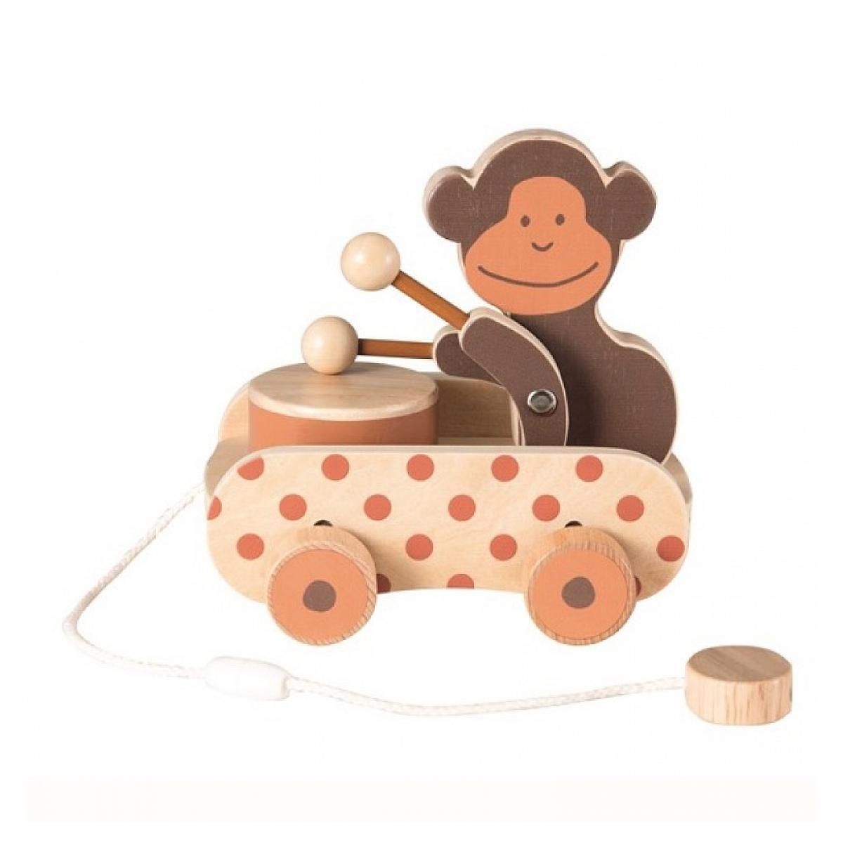 EGMONT TOYS Paulo a tirer en bois avec tambour