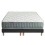 Voir la diapositive 5 : IDLITERIE Ensemble matelas Ressort 7 zones HYGGE + Sommier + couette + oreillers Fabriqué en France