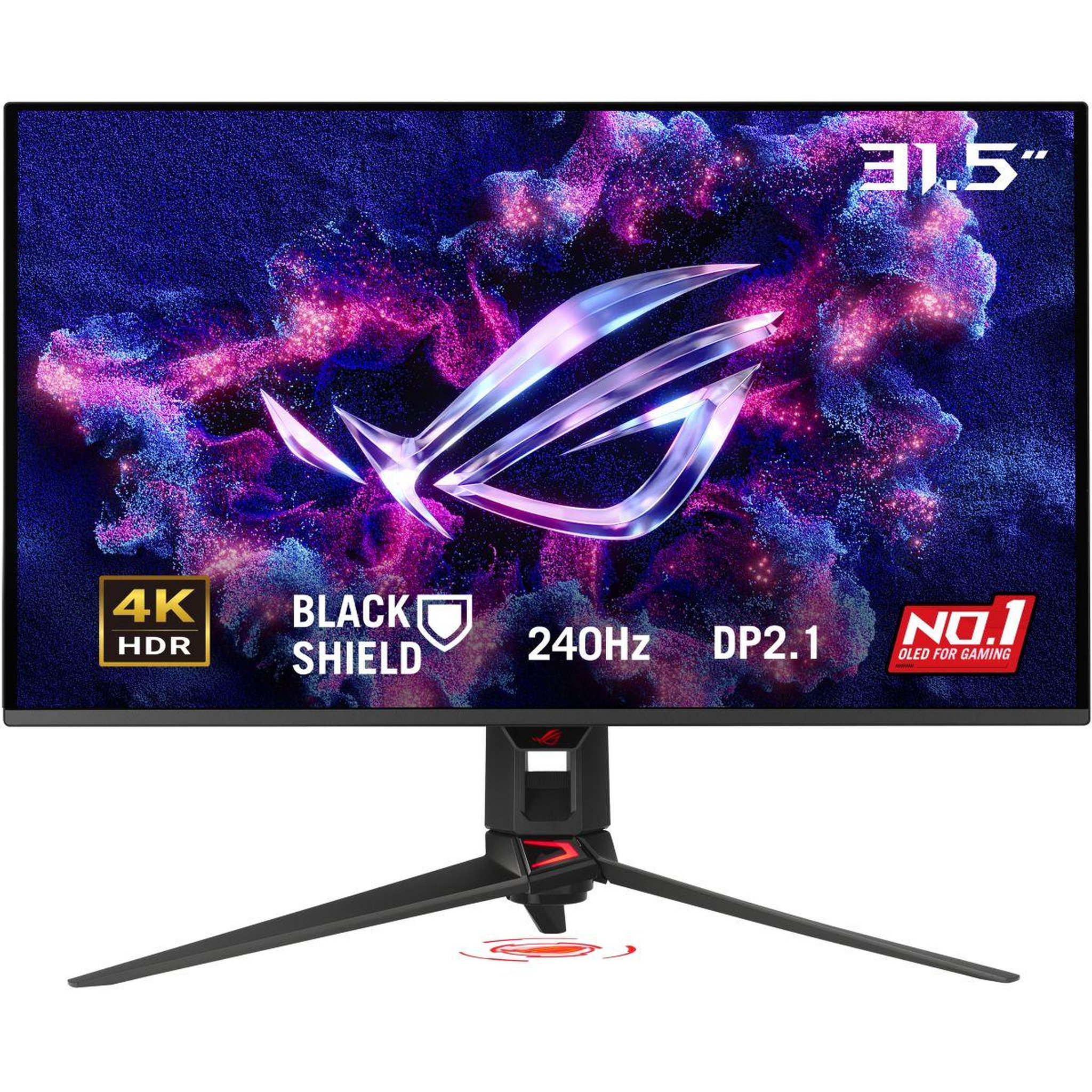 ASUS Ecran pc gamer pg32ucdm3 32  4k 240hz qd-oled hdr true black 500 hdmi 2.1 usb-c 90w amd freesync & g-sync
