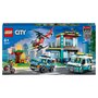 Voir la diapositive 1 : LEGO City 60371 Le QG des véhicules d'urgences, avec Hélicoptère de Pompier, Jouet Camion Ambulance, Moto et Voiture de Police