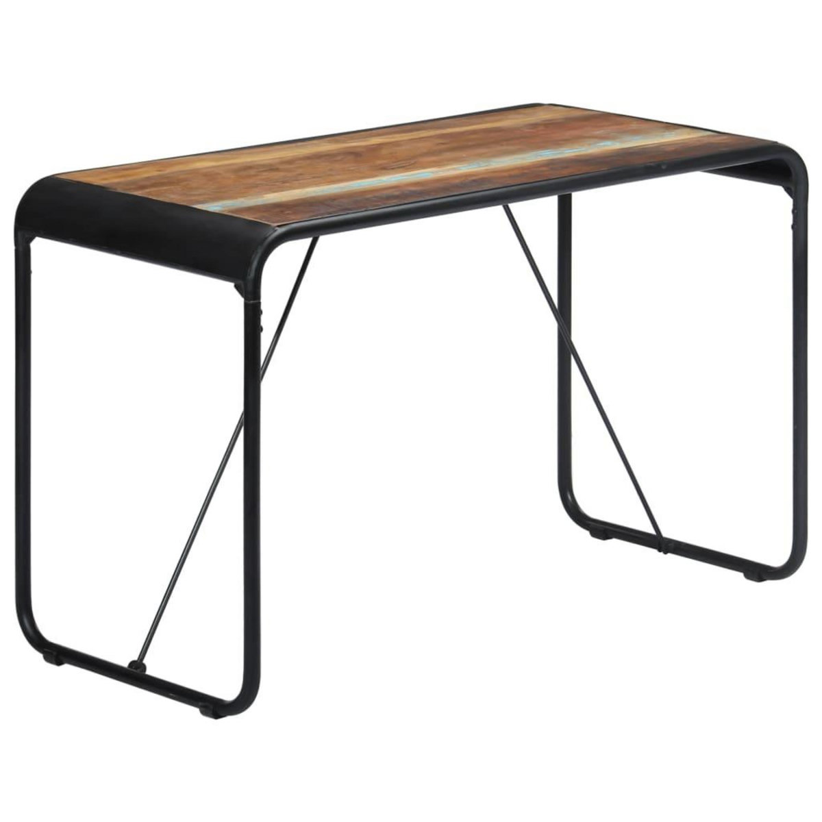 VIDAXL Table de salle a manger 118x60x76cm Bois de recuperation massif