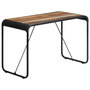 Voir la diapositive 1 : VIDAXL Table de salle a manger 118x60x76cm Bois de recuperation massif