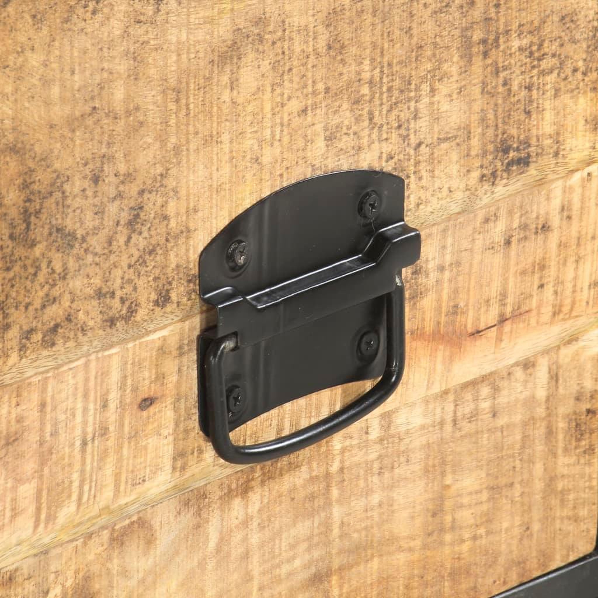 Voir la diapositive 5 : VIDAXL Meuble tv 130x30x39 cm bois massif de manguier