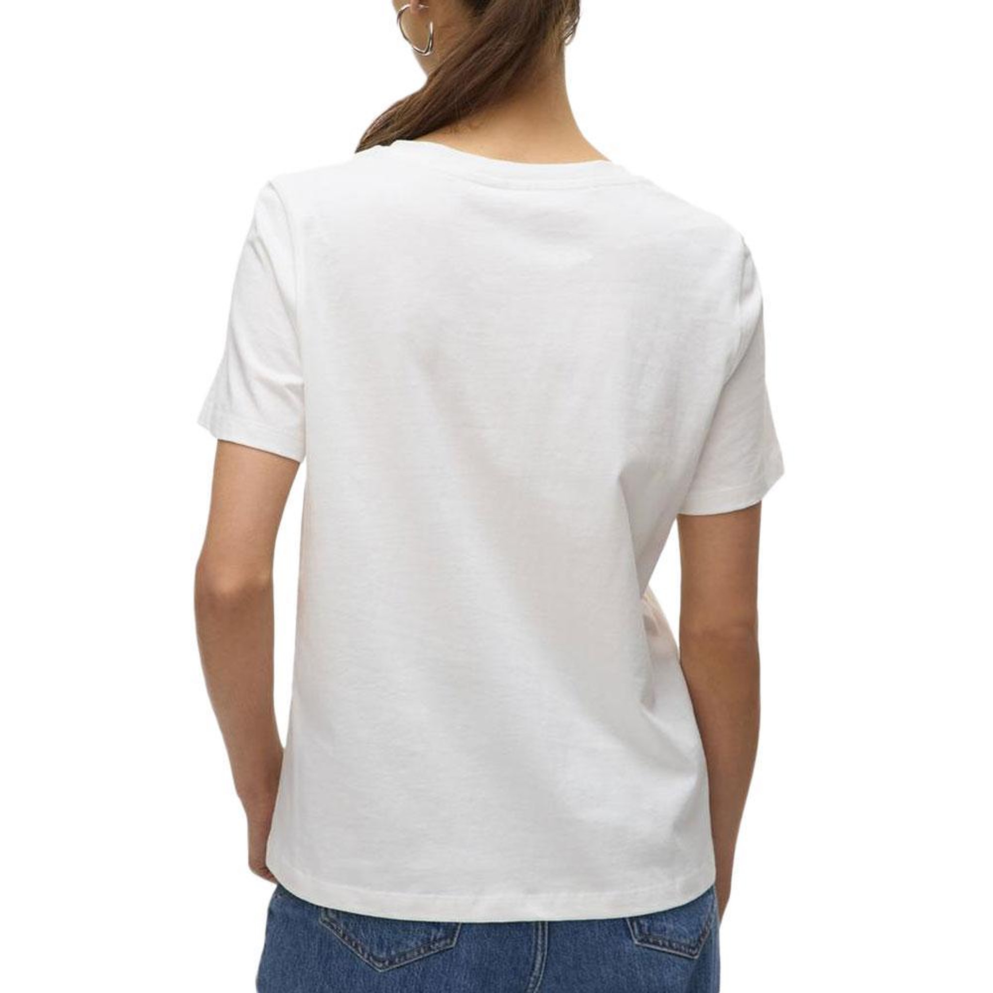 Voir la diapositive 2 : Vero Moda T-Shirt Blanc Femme Vero Moda Feyola