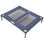 Voir la diapositive 2 : PAWHUT Lit sur pieds XXL pour chien chat lit de camp animal lit surélevé tissu oxford textilène micro-perforé 92L x 76l x 18H cm bleu marine